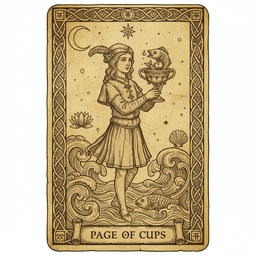 पेज ऑफ कप्स tarot card