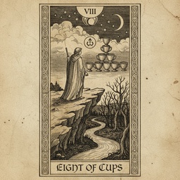 कप्स का आठ tarot card