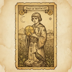 पेज ऑफ पेंटाकल्स tarot card