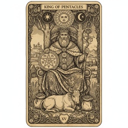 किंग ऑफ पेंटाकल्स tarot card