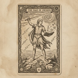 पेज ऑफ स्वॉर्ड्स tarot card