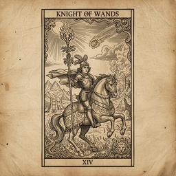 नाइट ऑफ वांड्स tarot card