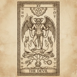 शैतान tarot card