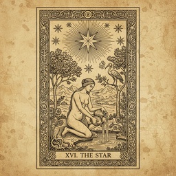 द स्टार tarot card