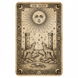 चंद्रमा tarot card