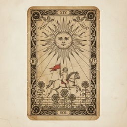 सूर्य tarot card