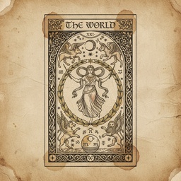 द वर्ल्ड tarot card