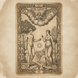 प्रेमी tarot card