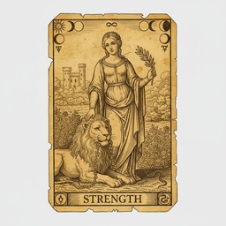 STÄRKE tarot card