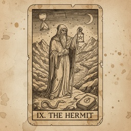 संन्यासी tarot card
